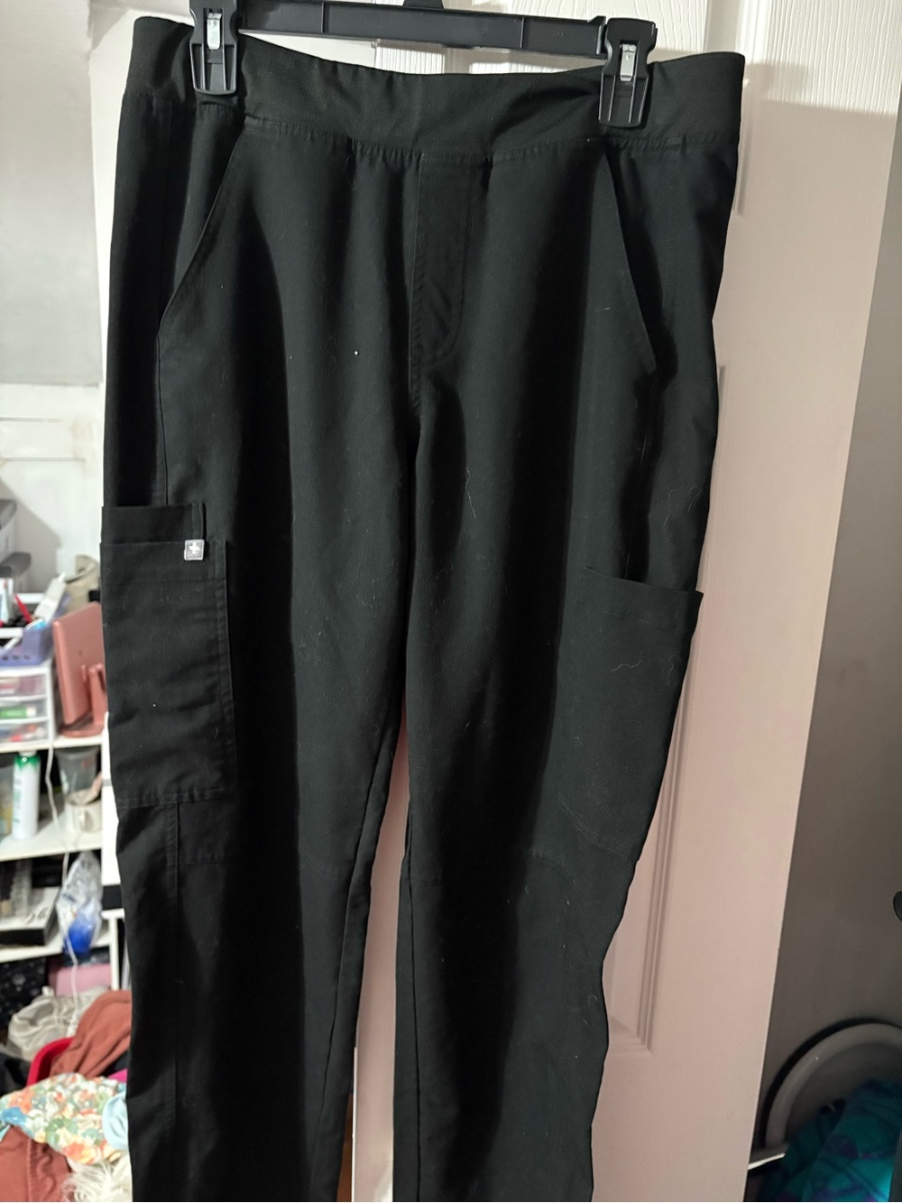 Men's FIGS Black Straight Leg Scrubs